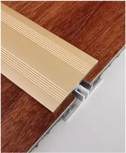 Accessoires de sol bandes décoratives doublures de moulage en T bandes de bord aluminium Pvc bandes de bord de tuile garnitures de Transition en forme de T