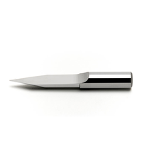 Fraise conique CNC à fond plat et rainure en V, pointe de 0,2 mm, en carbure, pour le marquage sur bois et la gravure de panneaux