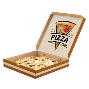 Bán Buôn Bánh <span class=keywords><strong>Pizza</strong></span> Hộp Biểu Tượng Tùy Chỉnh Kraft Hộp Giấy Thân Thiện Với Môi Bao Bì Thực Phẩm Nhà Hàng Bánh <span class=keywords><strong>Pizza</strong></span> Bao Bì - Product Image 6