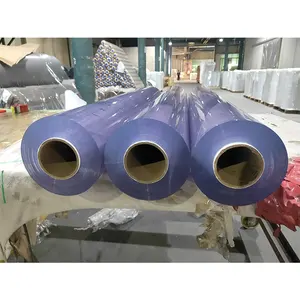 Şeffaf PVC folyo pvc vinil wrap şeffaf film pvc 0 mavi plastik levha Normal şeffaf Film ambalaj çantası