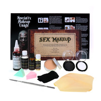 Kit de maquillage à effets spéciaux pour Halloween et cosplay, maquillage d'effets d'horreur