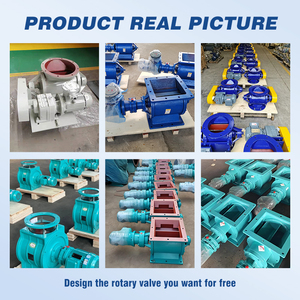 Thép không gỉ 304 316 công nghiệp XẢ VAN quay airlock Feeder điện quay van quay vật liệu số lượng lớn thiết bị cho ăn - Product Image 4