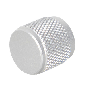 Kim Loại 6Mm D Trục Tròn CNC Biến Điện Tử Âm Thanh Điều Khiển Âm Lượng Guitar Vòng Nhôm Có Knurled Trục Núm Các Bộ Phận - Product Image 4
