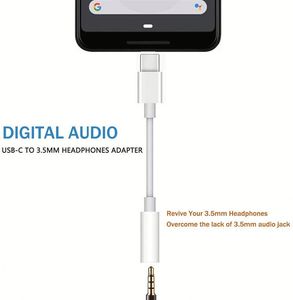 3.5MM-<b>Type</b> <b>C</b> <b>Adapter</b> Cable Audio Earphone Connector Cable AUX-<b>Type</b> <b>C</b> Cable - Product Image 2