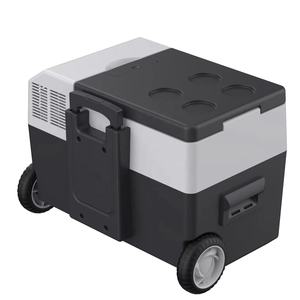 Antuncle alta calidad gran oferta 12V congelador nueva operación Simple refrigeración <span class=keywords><strong>pequeña</strong></span> <span class=keywords><strong>nevera</strong></span> portátil para coche con ruedas y Asa - Product Image 1