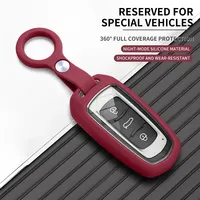 Housse de protection pour clé de voiture en caoutchouc de silicone liquide, pour Geely Coolray X6 X7 Geometry Emgrand Global Kulrey Hawk GX7 Okavango NL3, accessoire