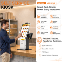 Máquina de Pago Autoservicio Comercial con Escáner de Código QR, Diseño Modular para Supermercados y Tiendas Minoristas, Cristal Antideslumbrante