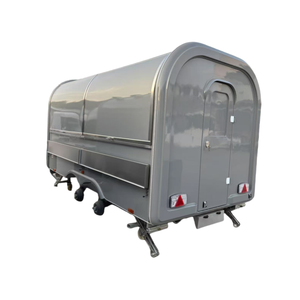 MAICHE Grey Customized <strong>Food</strong> Trailer Pizza BBQ Truck Hamburger <strong>Fast</strong> <strong>Food</strong> <strong>Cart</strong> Drinks Hot Dog Mobile Bar - Product Image 1