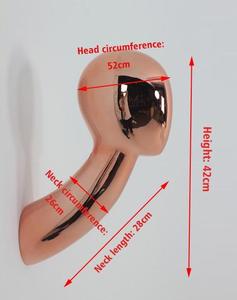 Wall Mounted Fiberglass Mannequin <b>Head</b> for Wig Lightweight Durable Display Tool for Wigs Hats and Glasses - Product Image 3