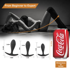 Sexbay 2024 Set di 3 Pezzi di <span class=keywords><strong>Plug</strong></span> Anali in Silicone con Brevetto di Design, Giocattoli Sessuali Personalizzabili per Uomini e Donne - Product Image 3