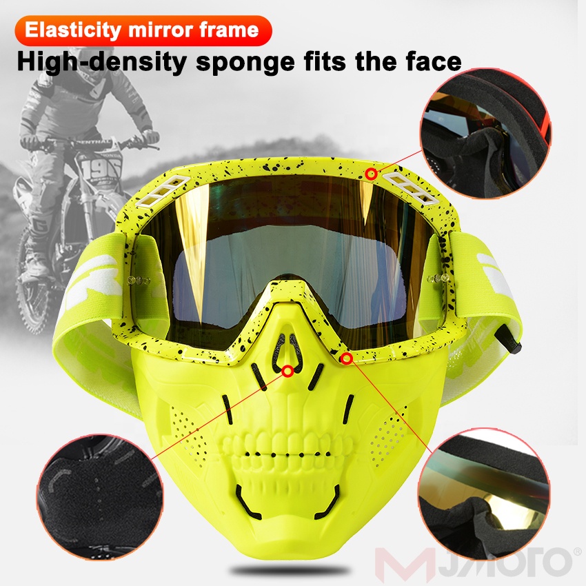 Motorcycle Goggles Mask Helmet Riding Goggles Anti UV Fog Proof Motocross A - 15796737470 - View #8