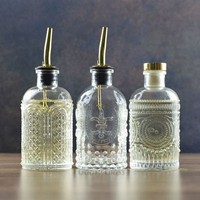 Einfache 7 Unzen Glass irup Spender Teelöffel für Vanille Karamell Honig Kaffee Bar für Tequila in Kartons verpackt