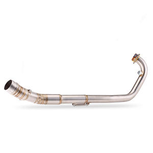 ท่อไอเสียสแตนเลสปลายด้านหน้ากลมป้องกันสนิมสำหรับยามาฮ่า Y15ZR EXCITER150 SNIPER150 LC150 - Product Image 4