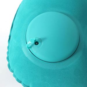 Xdh439 <b>U</b> <b>Shape</b> Neck Cushion Automatic Air Inflatable Compress Ring <b>Pillow</b> for Airplane Car Outdoor Travel - Product Image 4