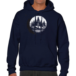 Sweat à capuche pour homme en tissu doux imprimé, chaud et respirant pour l'hiver, éco-responsable, avec poche, logo personnalisé, emballage, utilisation en extérieur, coupe classique - Product Image 3