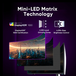 Moniteur de jeu incurvé <span class=keywords><strong>Samsung</strong></span> <span class=keywords><strong>Odyssey</strong></span> G9 S57CG952NC 57 pouces MiniLED Ultra Wide 8K 240Hz HDR1000 double 4K - Product Image 4