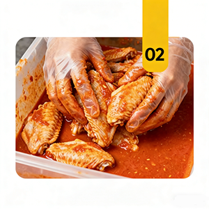 Ailes de <span class=keywords><strong>poulet</strong></span> à la saveur chinoise, marinade sèche mélangée de style chinois, assaisonnement de haute qualité, certifié <span class=keywords><strong>halal</strong></span>, TRÉSORS - Product Image 2
