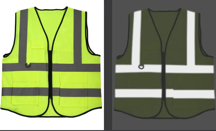 Customize Logo Multi Pockets Hi Vis Work Safety Reflective Vest Security Construction Jacket