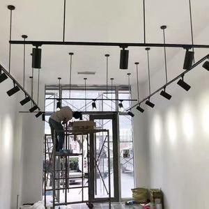 Luminaires sur rail personnalisés en aluminium de conception moderne montés en surface 4 fils 3 circuits LED Accessoires de rail avec connecteur en L - Product Image 6