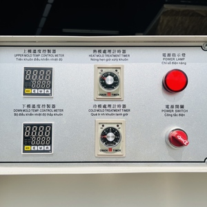 Machine de moulage pour la fabrication de semelles et de tiges de chaussures, machine de formage de chaussures Teo, machine de moulage à froid double pour le façonnage de chaussures et de matériaux - Product Image 3