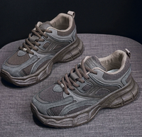 Chaussures de course respirantes et souples, semelle antidérapante et résistante aux chocs, chaussures de sport tendance pour hommes, chaussures de course