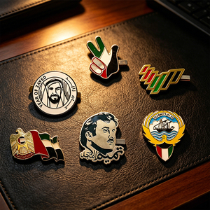 Emblemas Metálicos para Parrilla de Coche de Oriente Medio, Placas Decorativas de Aleación Personalizadas con Emblemas Nacionales, Regalos Regionales para Vehículos, Envío Rápido en Línea - Product Image 4