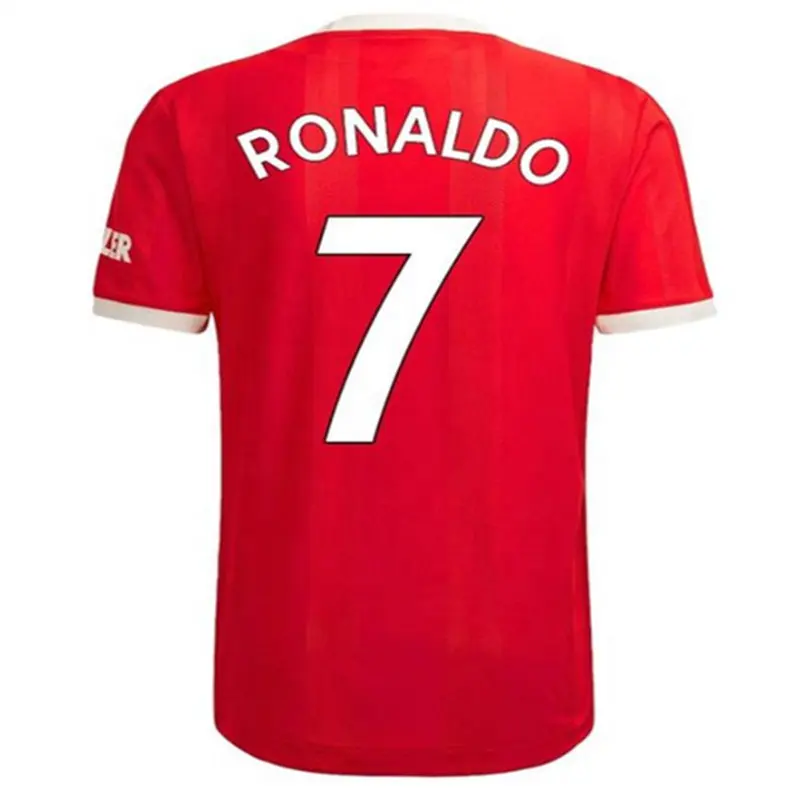 #7 Ronaldo Football Maillots Offre Spéciale Homme Maillot De Football de Qualité Thaïlande Ronaldo United Football Chemise