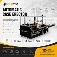 Erecteur de boîtes en carton ondulé automatique haute vitesse Goldtec, 12 cartons par minute, certifié CE, OEM, machine automatique d'érection de cartons