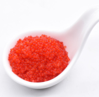 כתום tobiko masago מעופף ביצי דגים עבור סושי ויפנית מאכלים
