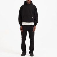 Survêtements unisexes surdimensionnés en molleton français de haute qualité, personnalisables, ensemble de sweat-shirts pour hommes