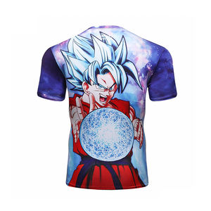 T-shirt con stampa 3D personaggio dei cartoni animati per uomo - Product Image 4