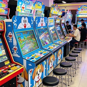 Máquina de Juegos Arcade Retro de 32 Pulgadas, Operada con Monedas, con Construcción Metálica, Ranura para Tarjeta SD, Enchufe Universal - Product Image 2