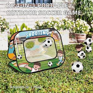 Gioco di <span class=keywords><strong>Calcio</strong></span> Interattivo Portatile 4 in 1 DC, Attrezzatura Sportiva per Esterni, Unisex, per Bambini 2-4 Anni, Realizzato in Plastica Resistente, Marca OEM - Product Image 1