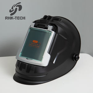 RHK helm las DIN16 pandangan lebar, masker keamanan wajah penuh <span class=keywords><strong>Flip</strong></span>-Up murah dapat disesuaikan dengan perlindungan UV/IR bahan PP - Product Image 3