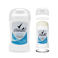 Déodorant en bâton unisexe de haute qualité, parfum agréable, fabriqué en Chine, fourni par l'usine Batuoli.