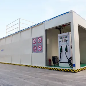 Bluesky 20ft 40ft container fuel station with diesel mobile filling station mobile container