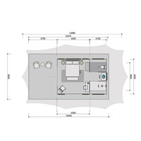 Tente de Glamping Modulaire Préfabriquée en Acier de Luxe avec Salle de Bain, Tente Hôtelière Écologique Imperméable 4 Saisons pour Camping Familial et Resort