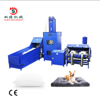 Machine à ouvrir et à rembourrer les fibres Sojet pour tous types de fibres, capacité de 250 kg/h, alimentation automatique