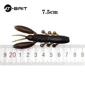 Señuelo Blando Flotante de 7.5cm y 5.6g, Cebo Artificial Biónico de Camarón, Señuelo de Pesca para Agua Salada y Agua Dulce - Product Image 4