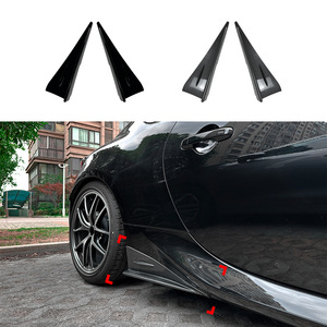 Subaru Side Skirts Rear Bumper Carbon Fiber Texture ABS Adhesive Fit For BRZ Toyota GR86 2022 Models - Product Image 1