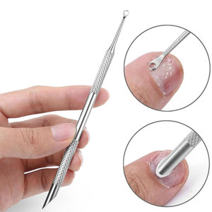 Nouveau Repousse-cuticules Professionnel Tendance Double Tête de Haute Qualité en Acier Inoxydable Réutilisable Durable Fait sur Mesure pour Ongles - Product Image 1