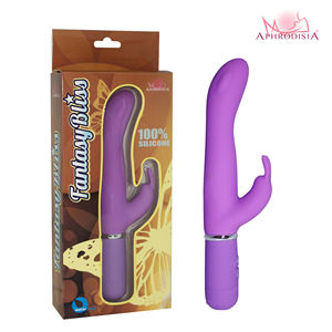 Su geçirmez 10-Function g-spot tavşan vibratör 10 modları titreşim nabız tırmanış-abs silikon PU kaplama pembe mor mavi - Product Image 6