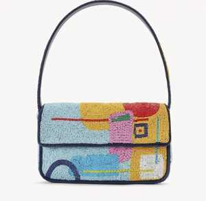 กระเป๋าถือปักลายลูกปัดทำมือสุดหรูพร้อมสายปรับได้มีดีไซน์ที่สวยงาม - Product Image 4