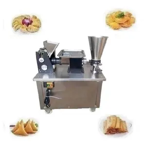 Máquina para hacer dumplings de uso comercial, samosa, empanada, manual, 2 en 1, para hacer compras gratis, máquina automática para hacer dumplings