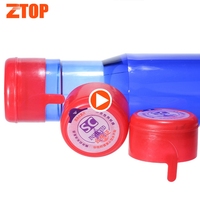 Antiderrame 18L 18.9L 19L 20L Botella de agua de plástico de 5 galones Tapa de tapa inteligente de plástico con revestimiento de espuma PE