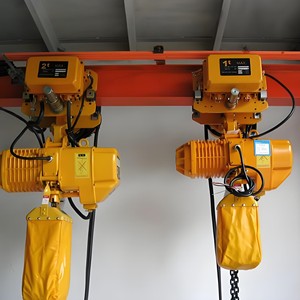 מנוף שרשרת חשמלי תעשייתי 5 טון איכותי סיטונאי מהמפעל עם עגלה - Product Image 4