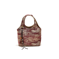 Tas Mini Gaya Cina Baru, Tas Selempang Wanita dengan Anyaman Jacquard