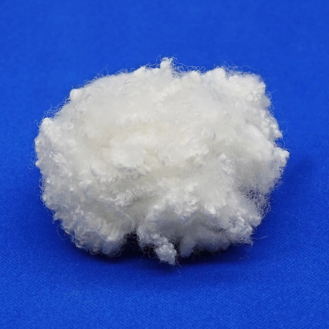 Factory Direct Sales 100% Polyester Solid Raw 15D 64MM Polyester Staple Fiber for Filling Industry