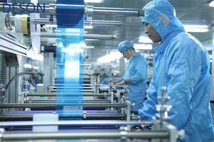 Brochure <span class=keywords><strong>de</strong></span> l'industrie médicale Deson avec finition mate brillante UV, impression offset, instructions, livret recyclé, construction pliable - Product Image 6