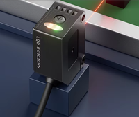 Sensor Fotoeléctrico Láser G4010 de Largo Alcance con Supresión de Fondo, Distancia de Detección de 4m, Salida PNP, DC12-24V, con Tornillo